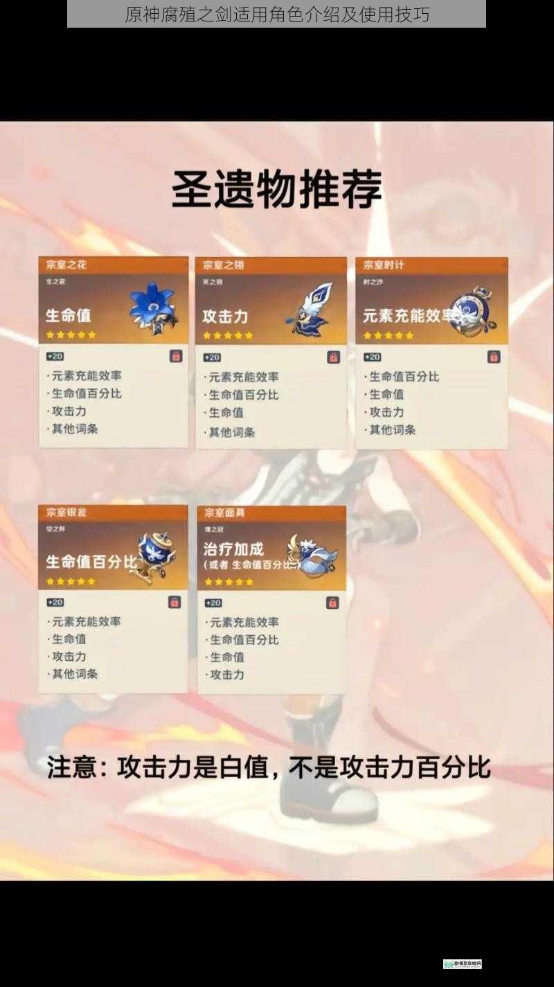 原神腐殖之剑适用角色介绍及使用技巧