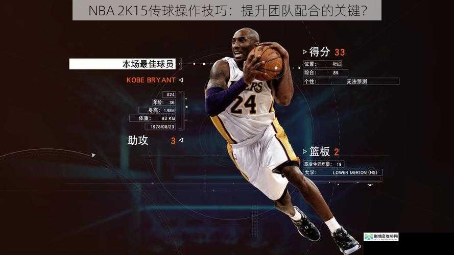 NBA 2K15传球操作技巧：提升团队配合的关键？