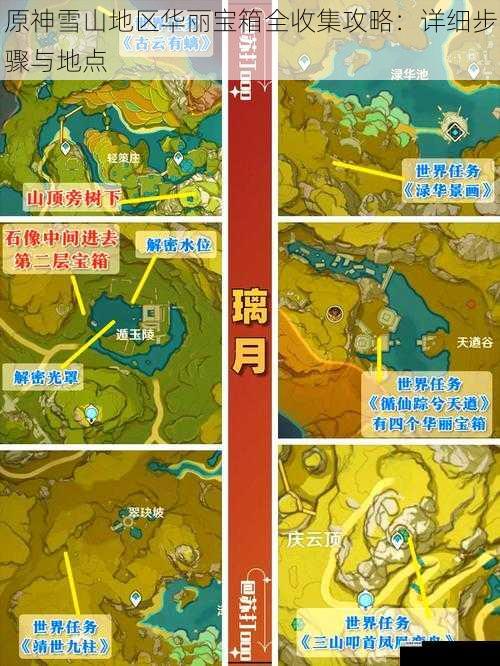 原神雪山地区华丽宝箱全收集攻略：详细步骤与地点