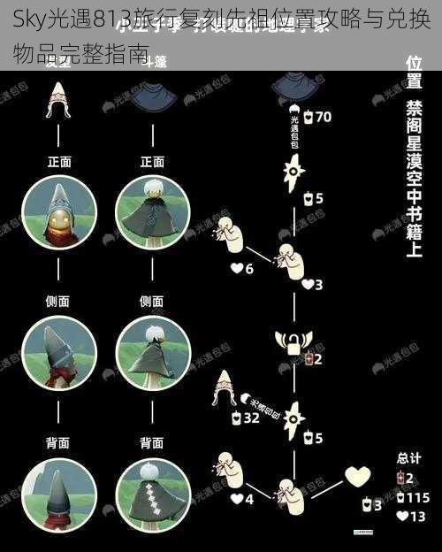 Sky光遇813旅行复刻先祖位置攻略与兑换物品完整指南