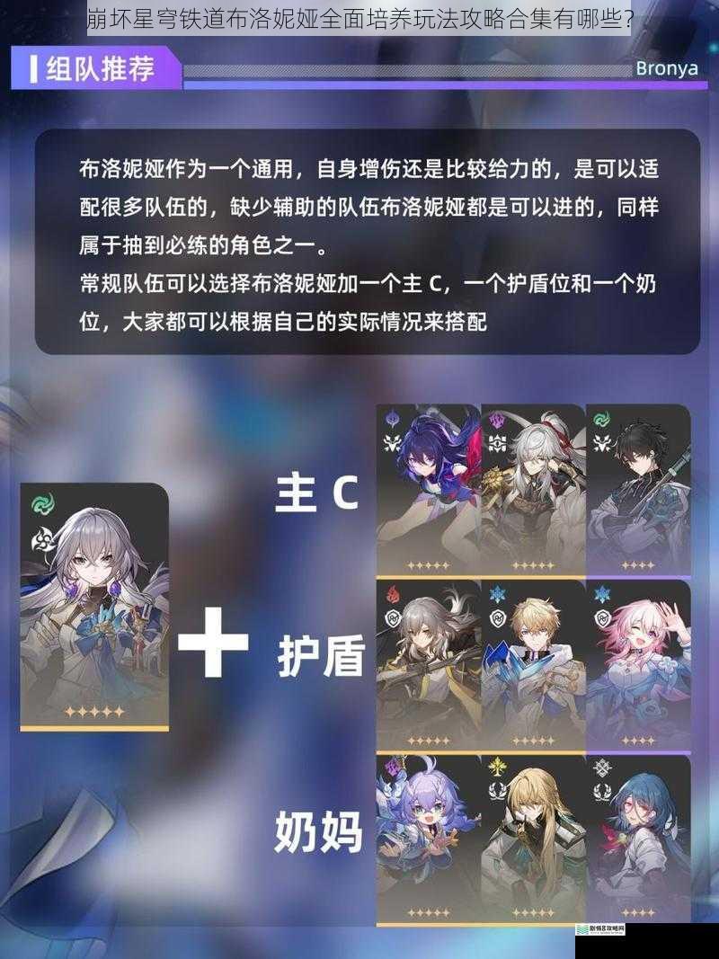 崩坏星穹铁道布洛妮娅全面培养玩法攻略合集有哪些？