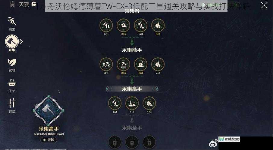 明日方舟沃伦姆德薄暮TW-EX-3低配三星通关攻略与实战打法详解