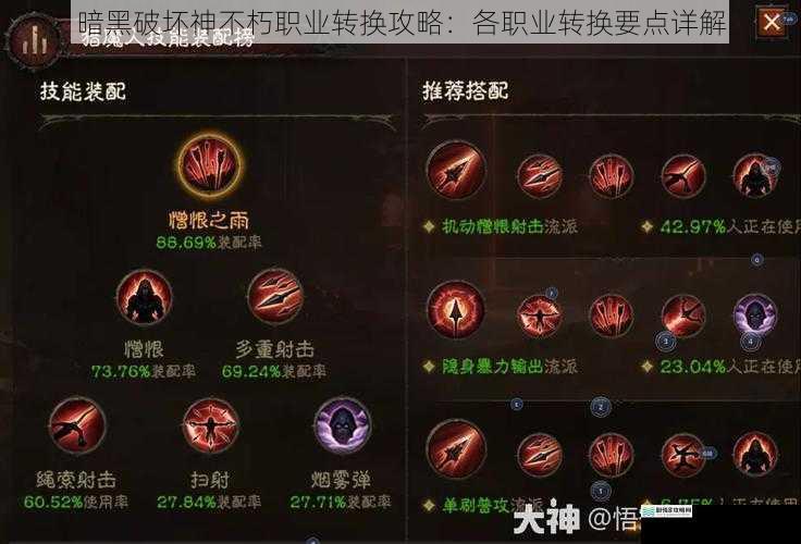 暗黑破坏神不朽职业转换攻略：各职业转换要点详解