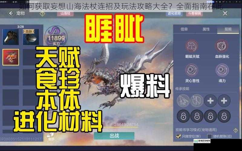 如何获取妄想山海法杖连招及玩法攻略大全？全面指南在此