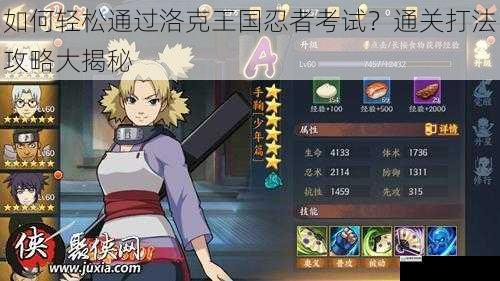 如何轻松通过洛克王国忍者考试？通关打法攻略大揭秘