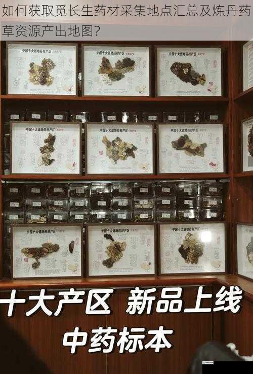 如何获取觅长生药材采集地点汇总及炼丹药草资源产出地图?