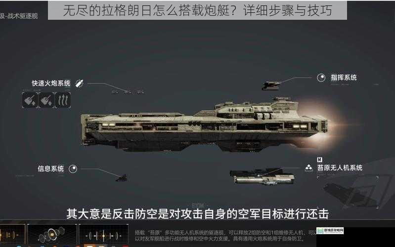 无尽的拉格朗日怎么搭载炮艇？详细步骤与技巧