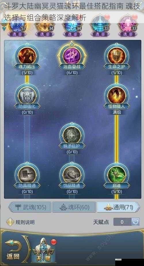 斗罗大陆幽冥灵猫魂环最佳搭配指南 魂技选择与组合策略深度解析