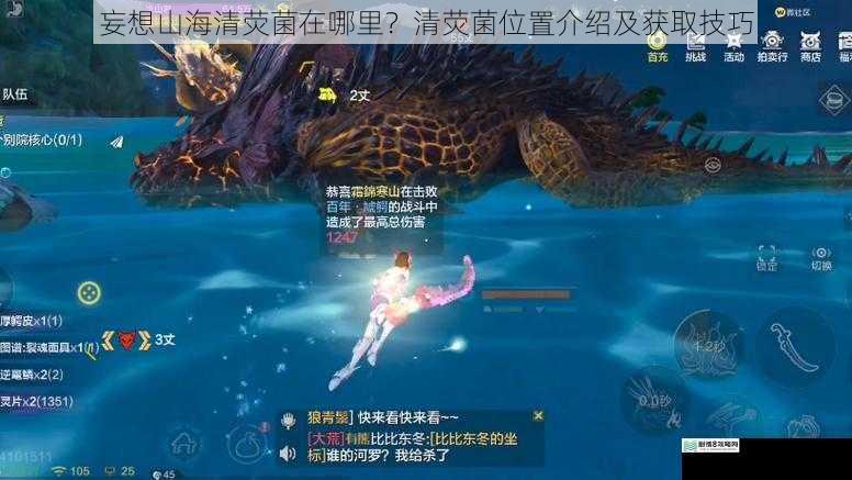 妄想山海清荧菌在哪里？清荧菌位置介绍及获取技巧