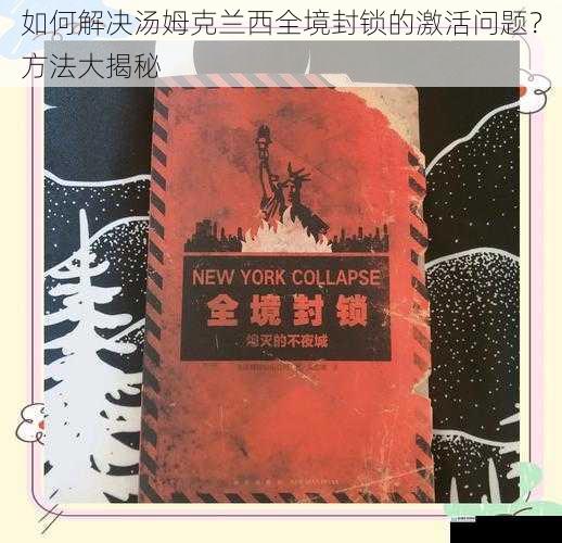 如何解决汤姆克兰西全境封锁的激活问题？方法大揭秘