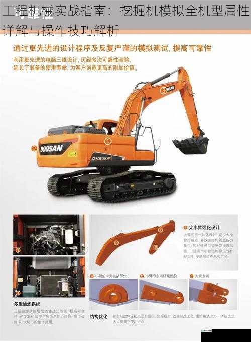 工程机械实战指南：挖掘机模拟全机型属性详解与操作技巧解析